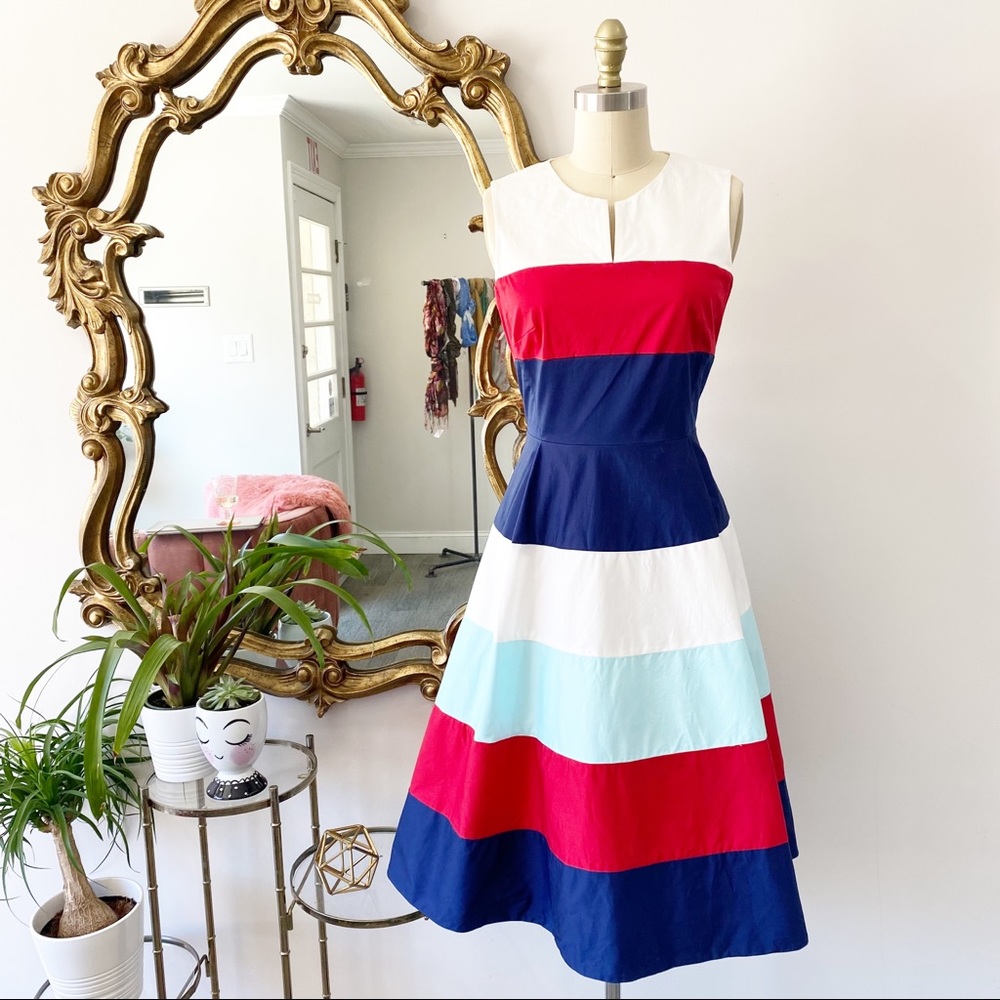 Kate Spade • Corley Wide Stripe Dress • 8